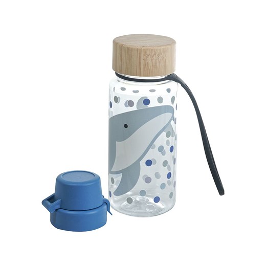Kindsgut Bidon &quot;Whale&quot; w kolorze niebieskim - 400 ml ze sklepu Limango Polska w kategorii Kuchnia i jadalnia - zdjęcie 163721212