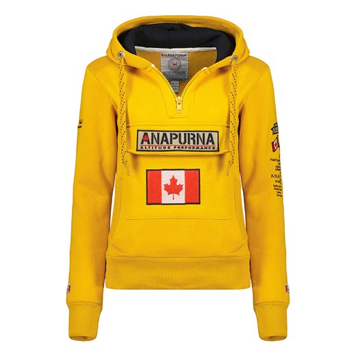 ANAPURNA Bluza &quot;Gymana&quot; w kolorze musztardowym ze sklepu Limango Polska w kategorii Bluzy damskie - zdjęcie 163726063