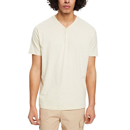 ESPRIT Koszulka w kolorze beżowym ze sklepu Limango Polska w kategorii T-shirty męskie - zdjęcie 163727010