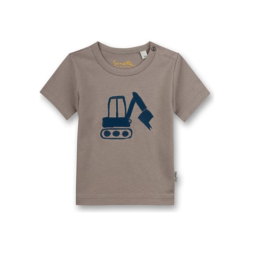Sanetta Kidswear Koszulka &quot;Little Builder&quot; w kolorze brązowym 56 okazja Limango Polska