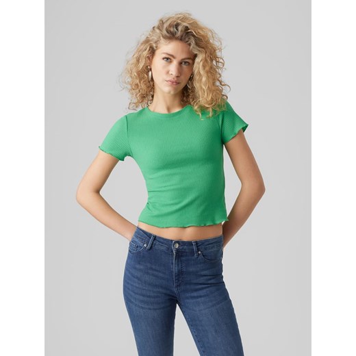 Vero Moda Koszulka &quot;Emma&quot; w kolorze zielonym ze sklepu Limango Polska w kategorii Bluzki damskie - zdjęcie 163733320