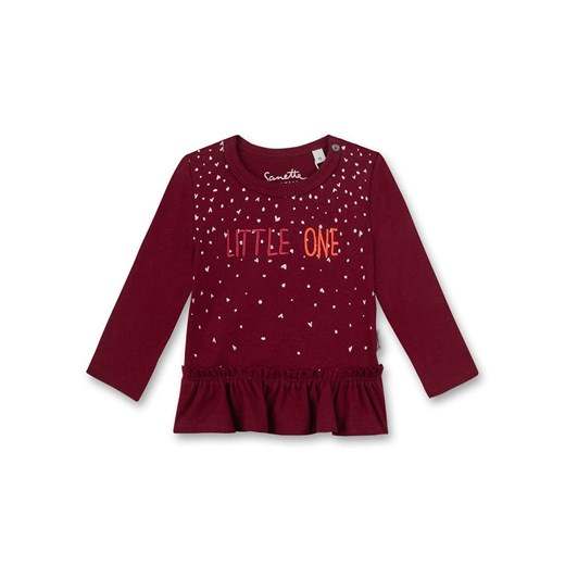 Sanetta Kidswear Koszulka w kolorze bordowym ze sklepu Limango Polska w kategorii Kaftaniki i bluzki - zdjęcie 163733963