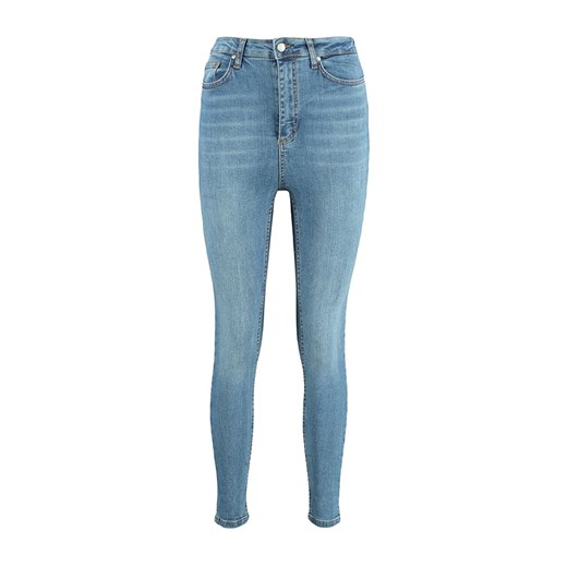 trendyol Dżinsy - Skinny fit - w kolorze niebieskim ze sklepu Limango Polska w kategorii Jeansy damskie - zdjęcie 163735132