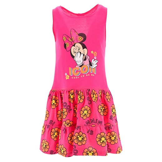 MINNIE MOUSE Sukienka &quot;Minnie&quot; w kolorze różowym ze wzorem Minnie Mouse 104 promocyjna cena Limango Polska