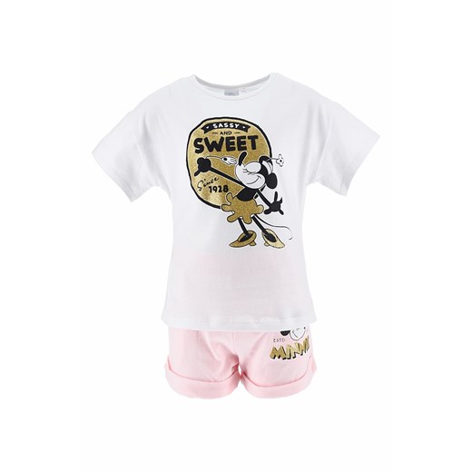 Disney Minnie Mouse 2-częściowy zestaw &quot;Minnie&quot; w kolorze jasnoróżowo-białym ze sklepu Limango Polska w kategorii Komplety dziewczęce - zdjęcie 163740311