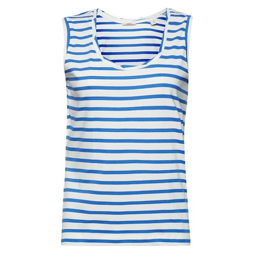 ESPRIT Top w kolorze niebiesko-białym ze sklepu Limango Polska w kategorii Bluzki damskie - zdjęcie 163745024