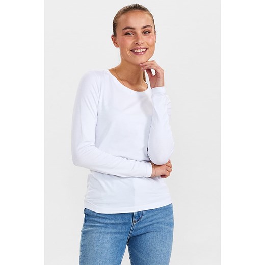 NÜMPH Koszulka &quot;Nukazumi&quot; w kolorze białym ze sklepu Limango Polska w kategorii Bluzki damskie - zdjęcie 163745314
