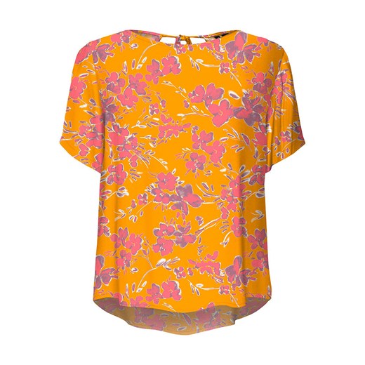 Vero Moda Koszulka &quot;Menny&quot; w kolorze pomarańczowym Vero Moda M okazyjna cena Limango Polska
