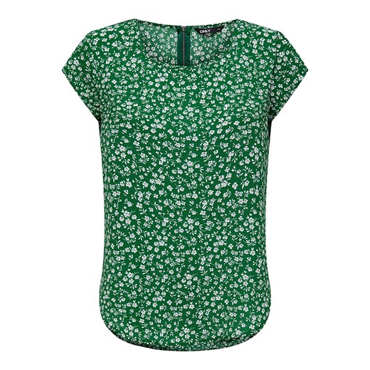 ONLY Koszulka &quot;Vic&quot; w kolorze zielono-białym ze sklepu Limango Polska w kategorii Bluzki damskie - zdjęcie 163752462