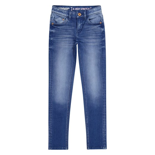 Vingino Dżinsy &quot;Bella&quot; - Super Skinny fit - w kolorze niebieskim ze sklepu Limango Polska w kategorii Spodnie dziewczęce - zdjęcie 163752681
