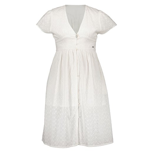 Pepe Jeans Sukienka w kolorze białym ze sklepu Limango Polska w kategorii Sukienki - zdjęcie 163755313