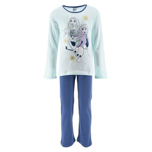 Disney Frozen Piżama w kolorze niebiesko-błękitnym ze sklepu Limango Polska w kategorii Piżamy dziecięce - zdjęcie 163758863