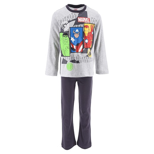 Avengers Piżama w kolorze szarym ze wzorem ze sklepu Limango Polska w kategorii Piżamy dziecięce - zdjęcie 163758923