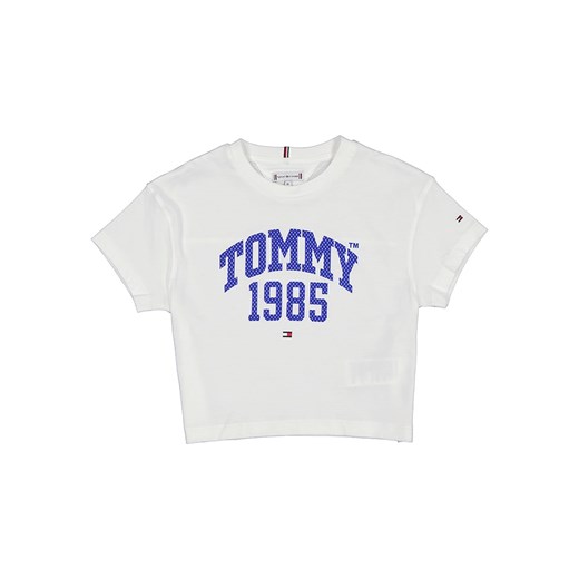 Tommy Hilfiger Koszulka w kolorze białym ze sklepu Limango Polska w kategorii Bluzki dziewczęce - zdjęcie 163759461