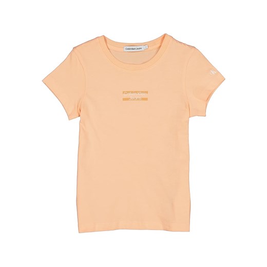 Calvin Klein Koszulka w kolorze pomarańczowym ze sklepu Limango Polska w kategorii Bluzki dziewczęce - zdjęcie 163759471