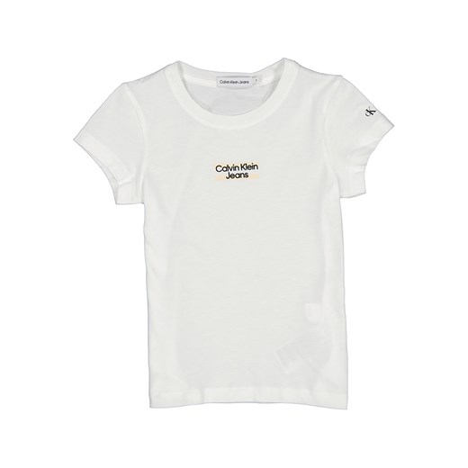Calvin Klein Koszulka w kolorze białym ze sklepu Limango Polska w kategorii Bluzki dziewczęce - zdjęcie 163759473