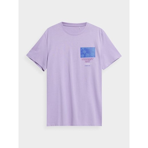 4F Koszulka w kolorze fioletowym ze sklepu Limango Polska w kategorii T-shirty męskie - zdjęcie 163761743