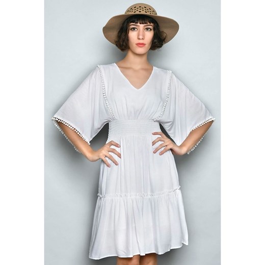 Tarifa Sukienka w kolorze białym Tarifa L Limango Polska promocyjna cena