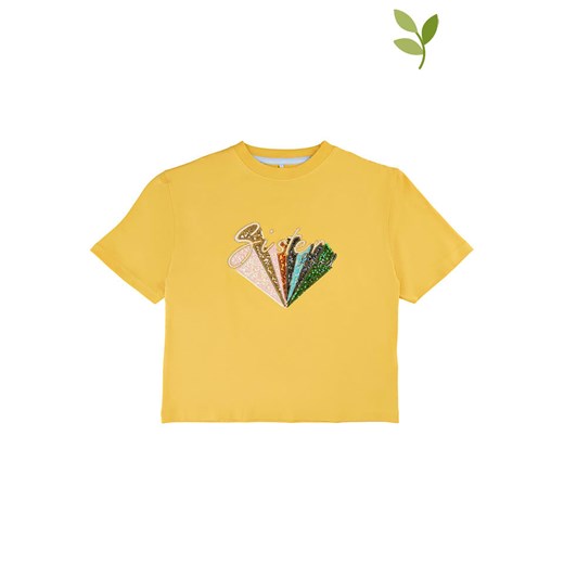 The NEW Koszulka w kolorze żółtym ze sklepu Limango Polska w kategorii Bluzki dziewczęce - zdjęcie 163762444