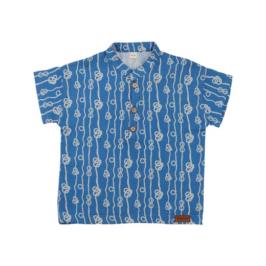 Walkiddy Koszulka polo w kolorze niebieskim ze sklepu Limango Polska w kategorii Koszule chłopięce - zdjęcie 163769012