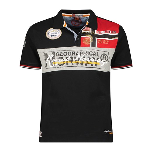 Geographical Norway Koszulka polo &quot;Kidney&quot; w kolorze czarnym Geographical Norway M wyprzedaż Limango Polska