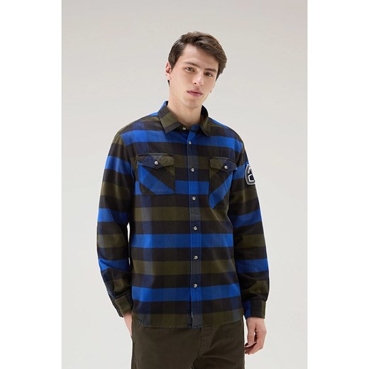 Woolrich Koszula &quot;Trail&quot; - Regular fit - w kolorze niebieskim ze wzorem ze sklepu Limango Polska w kategorii Koszule męskie - zdjęcie 163778471