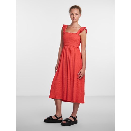 Pieces Sukienka w kolorze czerwonym ze sklepu Limango Polska w kategorii Sukienki - zdjęcie 163778574