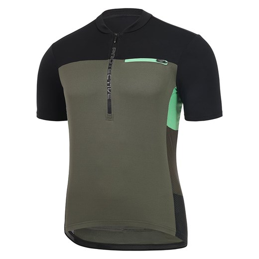 Protective Koszulka kolarska &quot;Gravel Pit&quot; w kolorze khaki ze sklepu Limango Polska w kategorii T-shirty męskie - zdjęcie 163781443