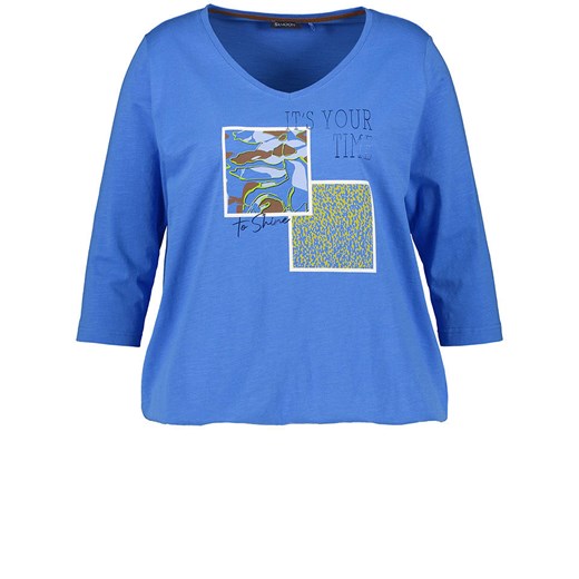 SAMOON Koszulka w kolorze niebieskim ze sklepu Limango Polska w kategorii Bluzki damskie - zdjęcie 163781550