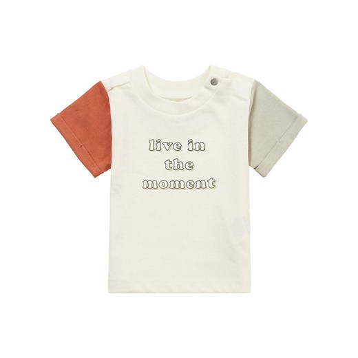 Noppies Koszulka &quot;Maroa&quot; w kolorze biało-zielono-rdzawoczerwonym ze sklepu Limango Polska w kategorii Koszulki niemowlęce - zdjęcie 163784370