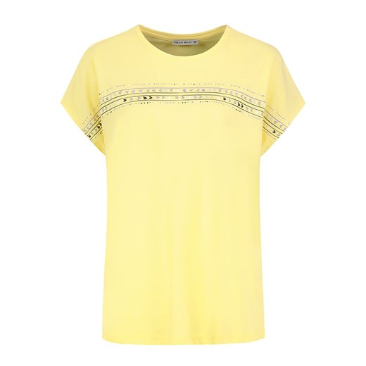 Fresh Made Koszulka &quot;Fresh Made&quot; w kolorze żółtym Fresh Made M Limango Polska promocyjna cena