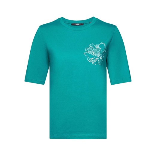 ESPRIT Koszulka w kolorze zielonym ze sklepu Limango Polska w kategorii Bluzki damskie - zdjęcie 163789422
