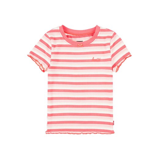 Levi&apos;s Kids Koszulka w kolorze biało-jasnoróżowym ze sklepu Limango Polska w kategorii Bluzki dziewczęce - zdjęcie 163791751