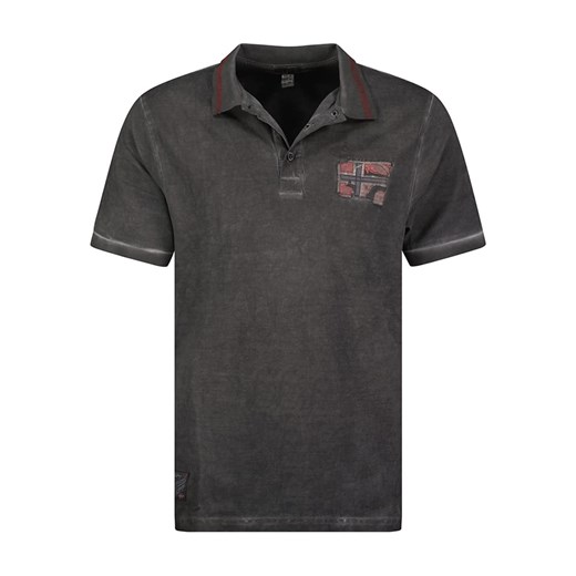 Geographical Norway Koszulka polo &quot;Kotz&quot; w kolorze czarnym Geographical Norway L Limango Polska wyprzedaż