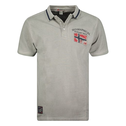 Geographical Norway Koszulka polo &quot;Kotz&quot; w kolorze szarym ze sklepu Limango Polska w kategorii T-shirty męskie - zdjęcie 163792814