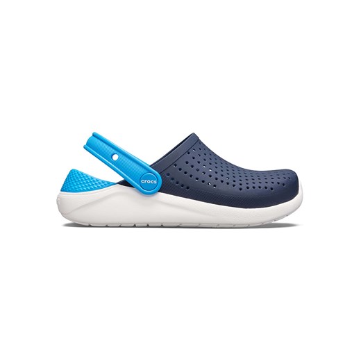 Crocs Chodaki &quot;Lite Ride&quot; w kolorze granatowo-białym ze sklepu Limango Polska w kategorii Klapki dziecięce - zdjęcie 163794664