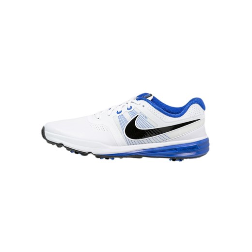 Nike Golf LUNAR COMMAND Obuwie do golfa white/black/lyon blue zalando  ocieplane