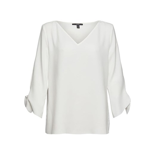 ESPRIT Bluzka w kolorze białym ze sklepu Limango Polska w kategorii Bluzki damskie - zdjęcie 163797242