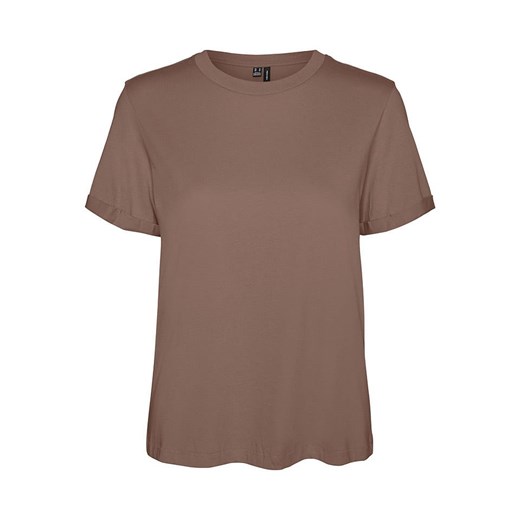 Vero Moda Koszulka w kolorze jasnobrązowym ze sklepu Limango Polska w kategorii Bluzki damskie - zdjęcie 163797903