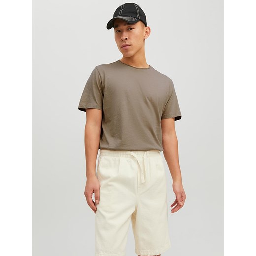 Jack &amp; Jones Koszulka w kolorze jasnobrązowym Jack & Jones XXL promocja Limango Polska