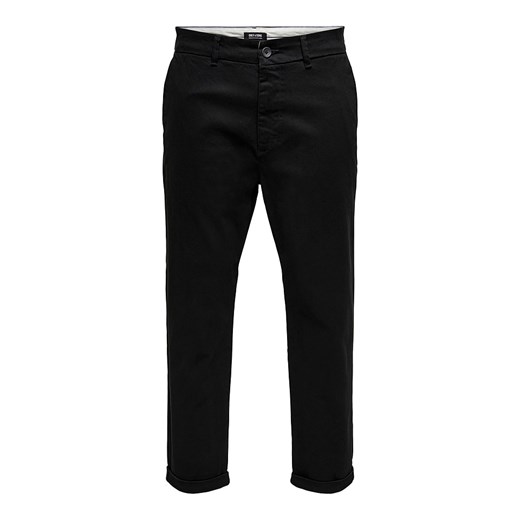 ONLY &amp; SONS Spodnie chino &quot;Kent&quot; w kolorze czarnym ze sklepu Limango Polska w kategorii Spodnie męskie - zdjęcie 163799641