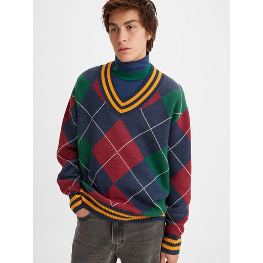 Levi's Sweter ze wzorem XL wyprzedaż Limango Polska