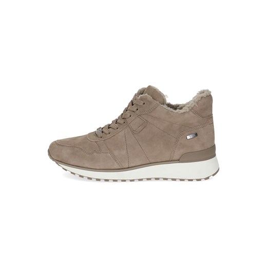 Caprice Skórzane sneakersy w kolorze jasnobrązowym ze sklepu Limango Polska w kategorii Buty sportowe damskie - zdjęcie 163806684