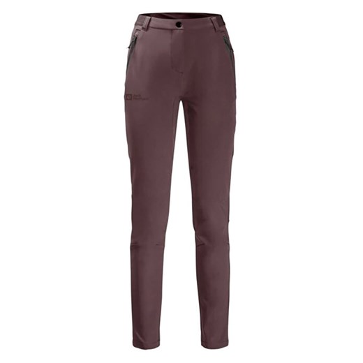 Jack Wolfskin Spodnie funkcyjne - Slim fit - w kolorze bordowym ze sklepu Limango Polska w kategorii Spodnie damskie - zdjęcie 163813041