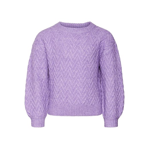 Vero Moda Girl Sweter &quot;Ella&quot; w kolorze fioletowym ze sklepu Limango Polska w kategorii Swetry dziewczęce - zdjęcie 163813672