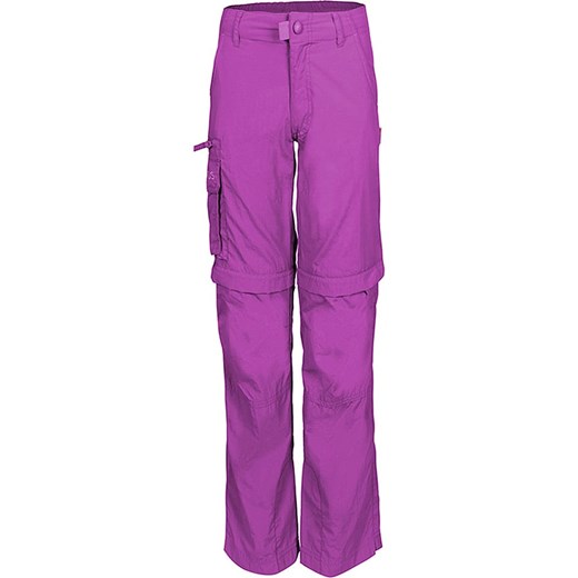 Trollkids Spodnie trekkingowe Zipp-Off &quot;Oppland&quot; - Slim fit - w kolorze fioletowym ze sklepu Limango Polska w kategorii Spodnie dziewczęce - zdjęcie 163814011