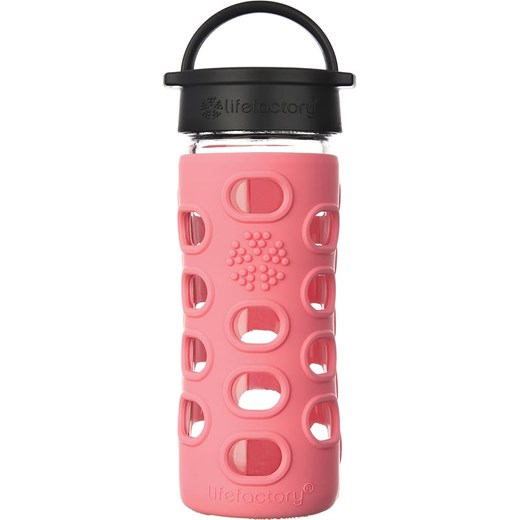 lifefactory Bidon "Classic Cap" w kolorze koralowym - 350 ml Lifefactory onesize wyprzedaż Limango Polska