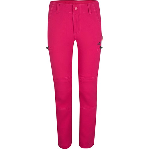 Trollkids Spodnie trekkingowe Zipp-Off &quot;Kjerag Zip&quot; w kolorze różowym ze sklepu Limango Polska w kategorii Spodnie dziewczęce - zdjęcie 163816281