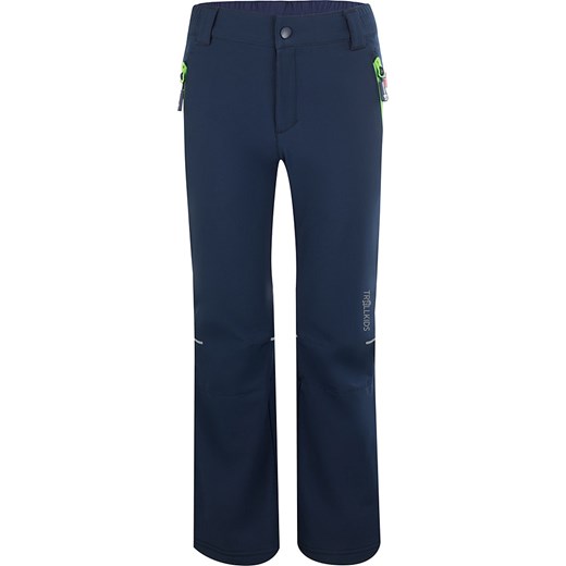 Trollkids Spodnie softshellowe &quot;Hemsedal&quot; w kolorze niebiesko-zielonym ze sklepu Limango Polska w kategorii Spodnie chłopięce - zdjęcie 163817351