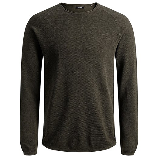 Jack &amp; Jones Sweter &quot;Hill&quot; w kolorze oliwkowym ze sklepu Limango Polska w kategorii Swetry męskie - zdjęcie 163817393
